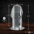 (image for) Dicked Clear Hollow Anal Plug - X-Large
