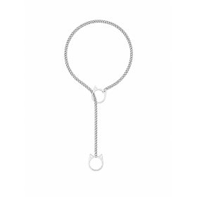 CAT O RING SLIP CHOKE CHAIN-SILVER