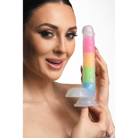 (image for) Lollicock 7" GID Rainbow Silicone balls*