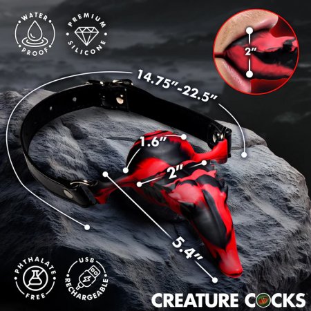 (image for) Silicone Barbed Tongue - Red
