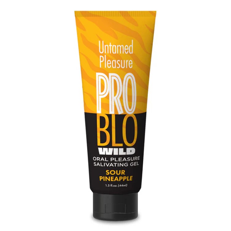 (image for) PROBLO Wild, Oral Pleasure Salivating Gel, Sour Pineapple 1.5oz