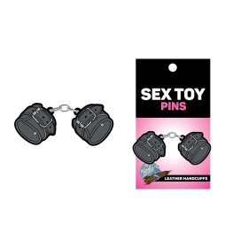 Enamel Pin: Large Leather Handcuffs * Enamel Pin: Large Leather Handcuffs *
