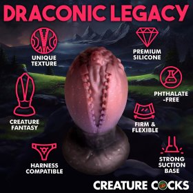 Dragon Hatch Silicone Egg - Large * Dragon Hatch Silicone Egg - Large *