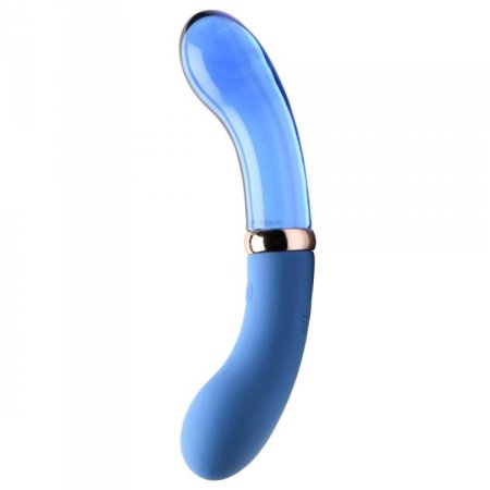 (image for) 10X Dual End G-Spot Silicone/Glass Vibe*