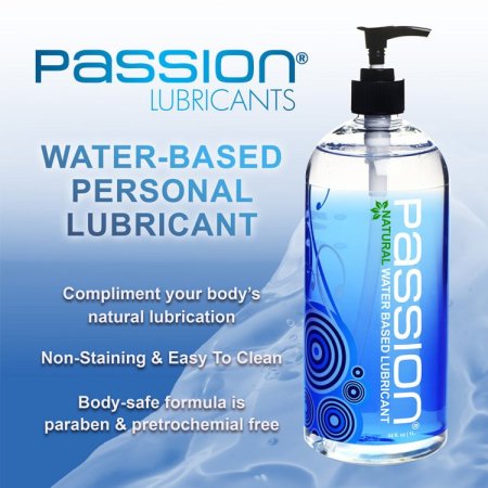 (image for) Passion Natural Water-Based Lube - 34oz