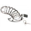 (image for) Stainless Spiked Chastity Cage *bulk pkg