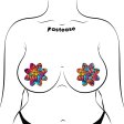 (image for) Neon Flowers Petal Breast Pasties