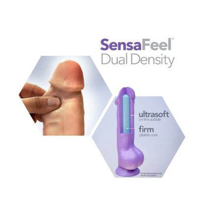 (image for) Au Naturel - Daddy - 14" Sensa Feel Dual Density Dildo - Vanilla