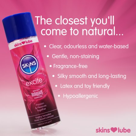 (image for) Skins Excite Tingling Water Based 4.4oz