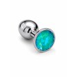 (image for) Metal CRZ plug - Small - AQUA OPAL