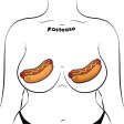 (image for) Hotdog Pasties Weiner with Mustard Nipple Covers