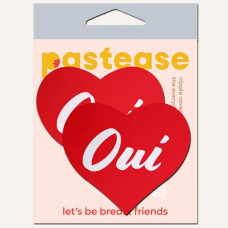 (image for) Red Oui Oui Heart Pasties by JennaJean8