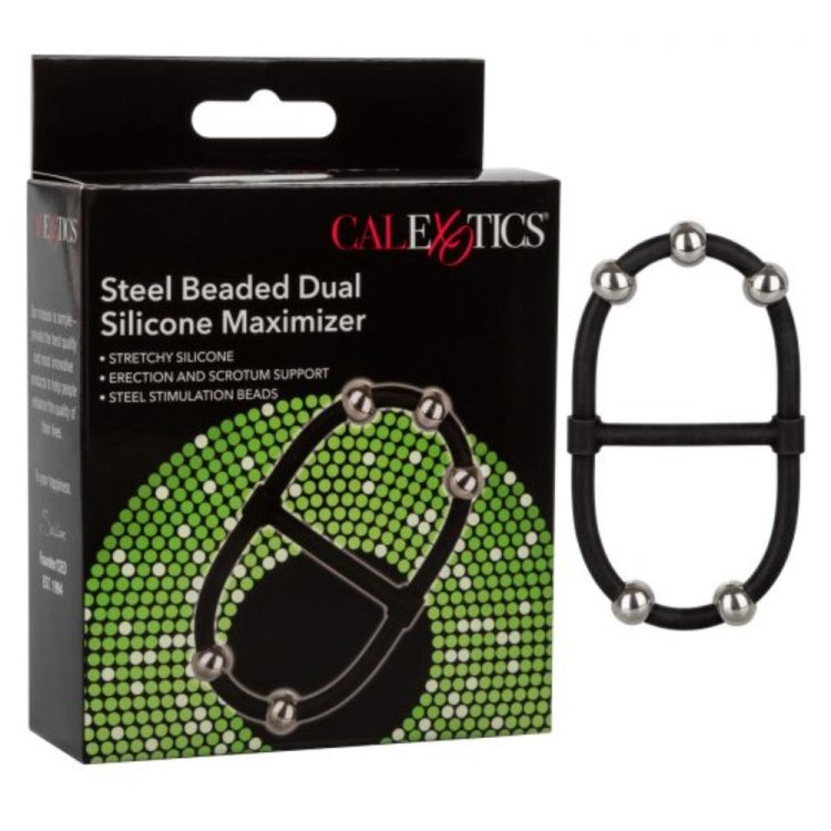 (image for) Steel Beaded Dual Silicone Maximizer *