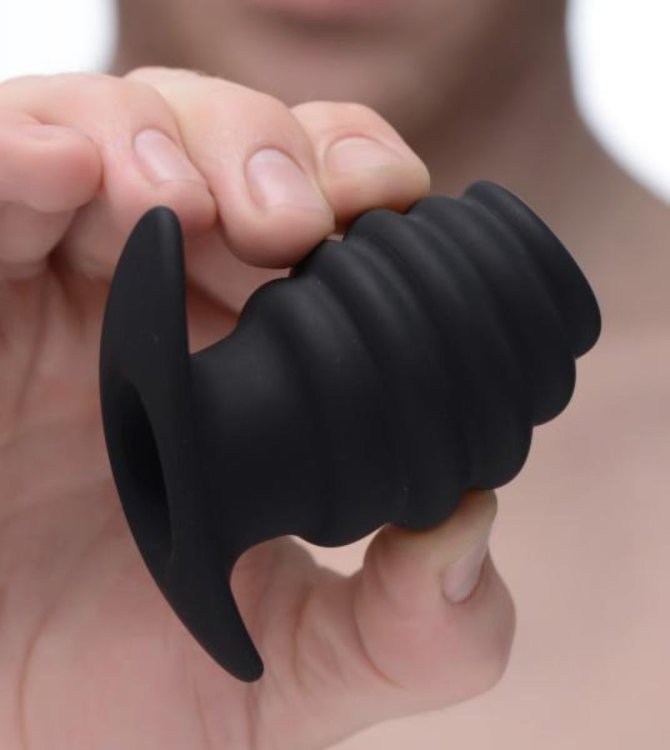 (image for) Hive Ass Tunnel Ribbed Hollow Plug - Sm