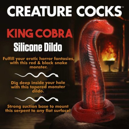 (image for) King Cobra Silicone Dildo *