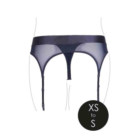(image for) Vibrating Strap-on Thong w Garters XS/S