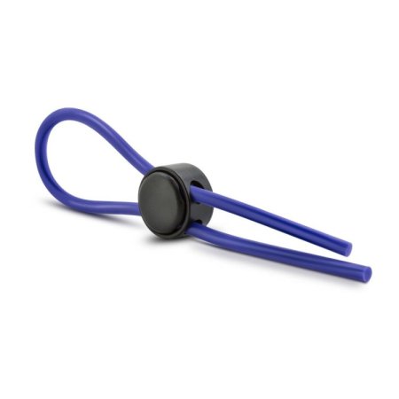 (image for) Stay Hard Silicone Loop Cock Ring - Blue