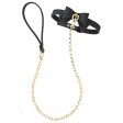 (image for) Temptasia Ardor - Silicone Collar & Leash - Black with Bow