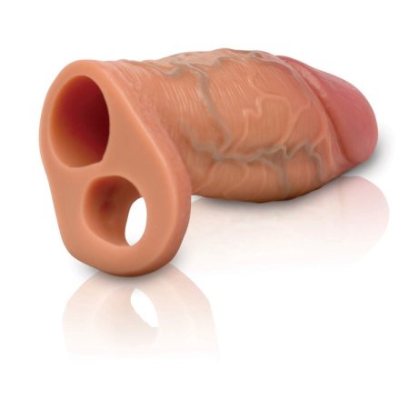 (image for) Enhancers Silicone Penis Extension Sleeve - Tan