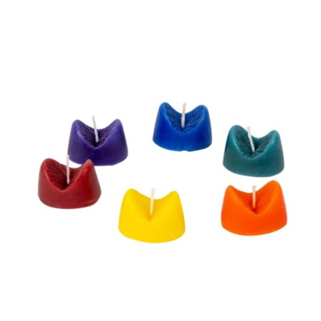 (image for) Burning Love Anus Candles -Assorted 6pc