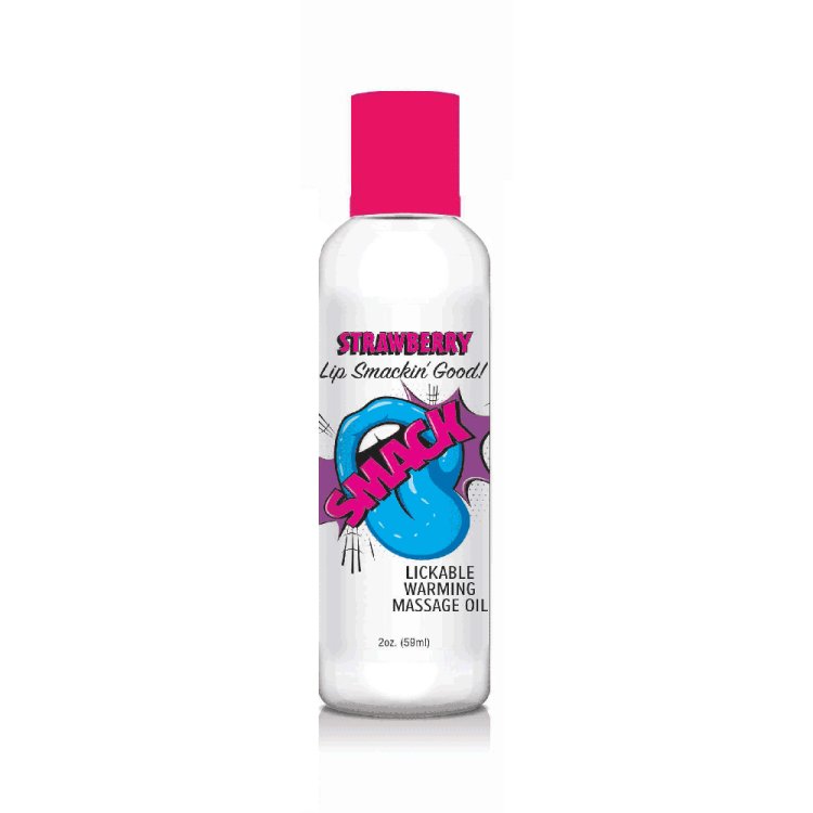 (image for) Warming & Lickable Massage Oil Strawberr