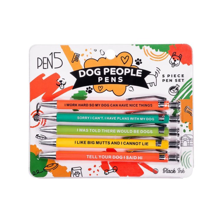 (image for) Dog People Pens - 5 pack