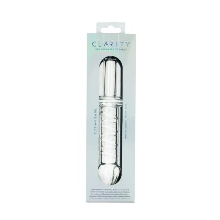 (image for) Clarity - Glass Dildo - Elysian Swirl