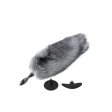 (image for) Real Fox Tail Small Tapered Metal Plug