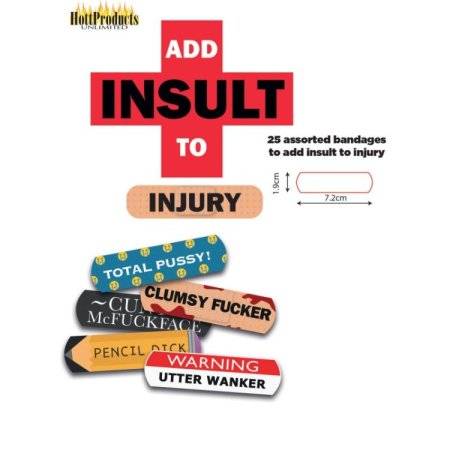 (image for) Add Insult to Injury 25 Bandaid - 12pc