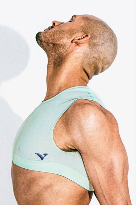 (image for) Unisex Medium - Mini Crop Top Sheer - Mint