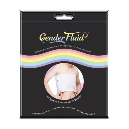 (image for) GF Strapless Chest Binder - White XLarge