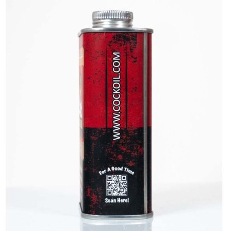 (image for) Cock Oil Water-Based Lubricant – Metal Can with Inner Plastic Liner 9 oz