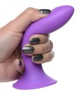 (image for) Squeezable Slender Dildo - Purple