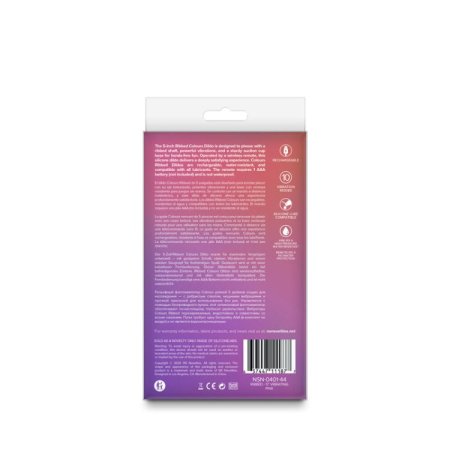 (image for) Colours - Ribbed - 5" Vibrating - Pink