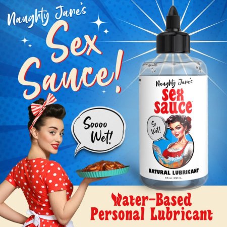 (image for) Naughty Janes Sex Sauce Natural Lube 8oz