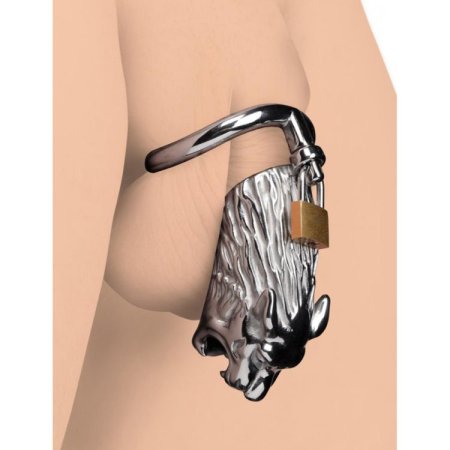 (image for) Tiger King Locking Chastity Cage