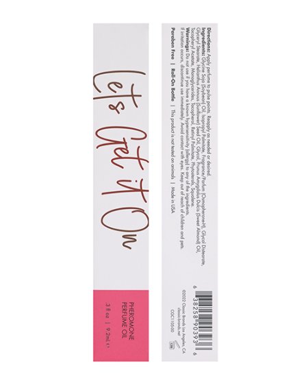 (image for) CGC Perfume Oil w/Pheromones - 9.2 ml Let's Get It On