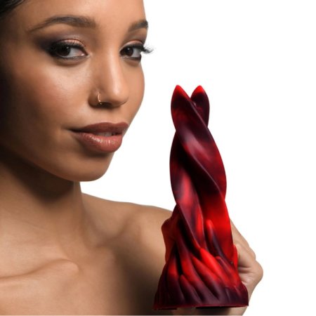 (image for) Hell Kiss Twisted Tongues Silicone Dildo
