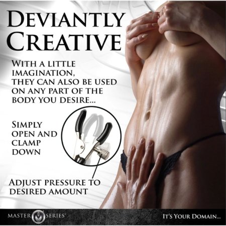 (image for) Daggers Double Chain Nipple Clamps