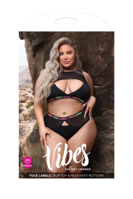 (image for) Fuck Labels Crop Top & High Waist Bottoms