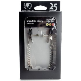 Adjustable Broad Tip Clamps- Jewel Chain Adjustable Broad Tip Clamps- Jewel Chain