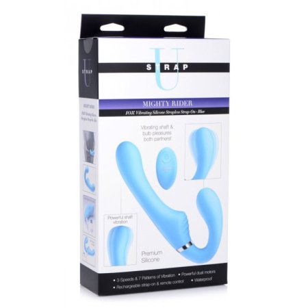 (image for) 10X Mighty Rider Vibrating Strap-on