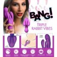 (image for) Triple Rabbit Vibrator - Purple *