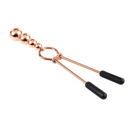 (image for) SELOPA - Beaded Nipple Clamps -Rose Gold