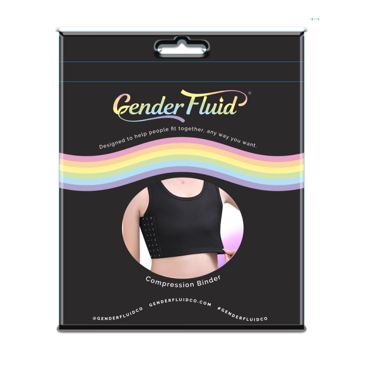 (image for) Gender Fluid Chest Binder Black - XLarge