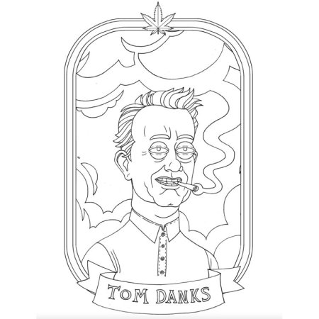 (image for) High AF Colouring Book