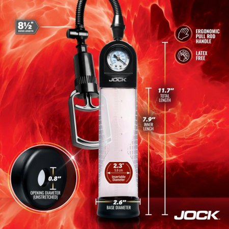 (image for) Pump Up Gauge Penis Pump with Pull Handle