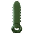 (image for) Rechargeable OYeah Vertical Silicone Rechargeable Ring - Green