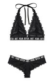 (image for) Not Your Bitch Bralette & Cheeky Panty Set