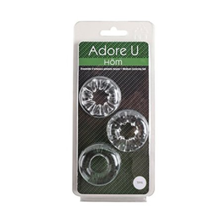 (image for) Adore U Höm - Medium Cockring Set - Clear